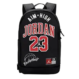 Jordan Полиэстеровый рюкзак обычный унисекс черный, Black fq0951-010(team378-yh x1) | black