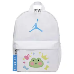 Jordan Полиэстеровый рюкзак унисекс синий и белый, Frog dv5304-400(team378-卡通 f2) | frog