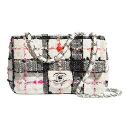 Chanel Холщовая сумка с клапаном на цепочке через плечо на одно плечо женская разноцветная a69900-b02803-mh965