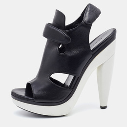 Balenciaga: Чёрные сандалии 