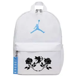 Jordan Полиэстеровый рюкзак унисекс синий и белый, Rose dv5304-400(team378-卡通 f2) | rose