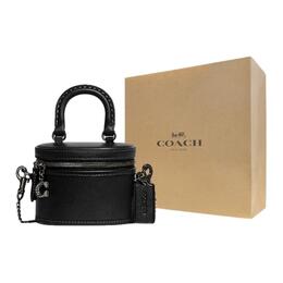 Coach Кожаная сумка через плечо миниатюрная черная ce769-v5blk