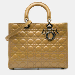 Dior: Жёлтая сумка 