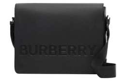 Burberry Кожаная сумка через плечо мужская черная 80507621