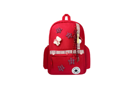 Converse Средний унисекс красный рюкзак из полиэстера, Bear Lucky Star cv2213004ps-002(team171-趣味小猫) | bear lucky star