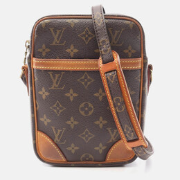 Louis Vuitton Danube Shoulder Crossbody Bag Monogram Brown 1196439