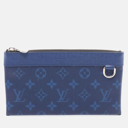 Louis Vuitton: Голубой кошелёк  Pochette
