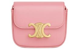 Celine Триумф Яркая Кожа Теленка Мини Сумка Через Плечо Женская Розовый Розовый 10i513dpv-24os