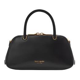 Kate Spade Кожаная сумка Бостон через плечо кроссбоди мини женская черная kl576-black