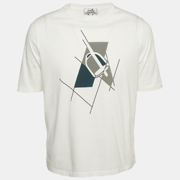 Hermes: Белая футболка 