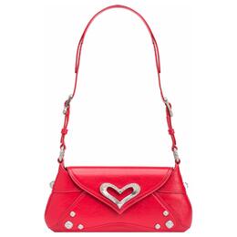 Pinko Красная женская сумка через плечо из коровьей кожи 102829-a1eo-r30s