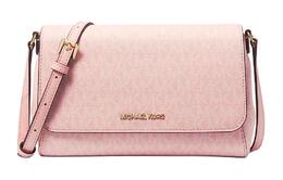 Michael Kors Кожаная сумка через плечо среднего размера женская нежно-розовая 35f3gttu2b-lt powder blush