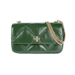 Tory Burch Кожаная наппа женская мини сумка через плечо кроссбоди зеленая 164044-312