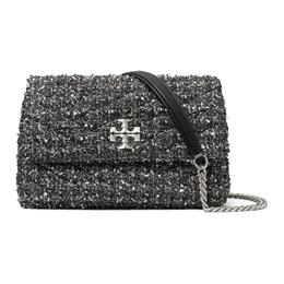 Tory Burch Кира маленькая женская сумка через плечо из нейлона обсидиан черный 155547-003