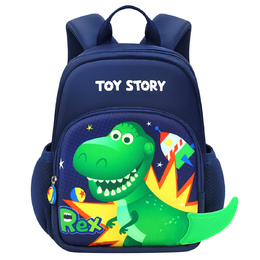 Disney Студенческий рюкзак из полиэстера небольшой разноцветный, Green Dinosaur bv8090 | green dinosaur