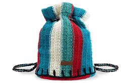 Ader Error Хлопковая сумка через плечо рюкзак унисекс синий и разноцветный, Blue & Multicolor bmadssba0101mu | blue & multicolor