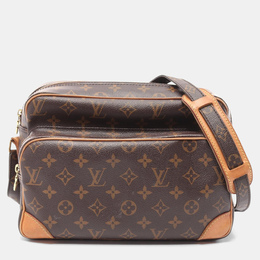 Louis Vuitton Nile Shoulder Bag Monogram Canvas Leather 1151598