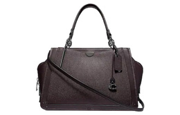 Coach Кожаная сумка мечтательница большая женская бордовая 38550-gmoxb