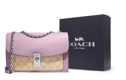Coach Сумка кроссбоди из ткани с кожаными вставками cc330-svv7o