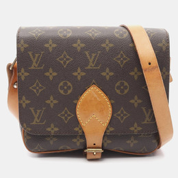 Louis Vuitton Cartouchiere MM Shoulder Crossbody Bag Monogram Leather 1164081