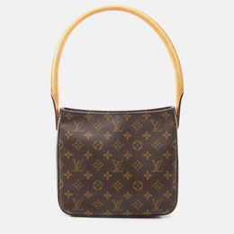Louis Vuitton Looping MM Brown Monogram Canvas Shoulder Bag 1164075
