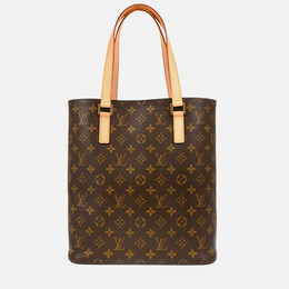 Louis Vuitton: Коричневая сумка-шоппер 
