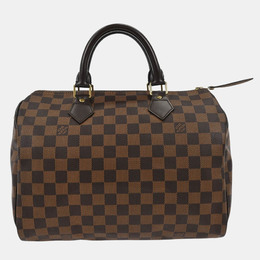 Louis Vuitton: Коричневая сумка  Speedy 30