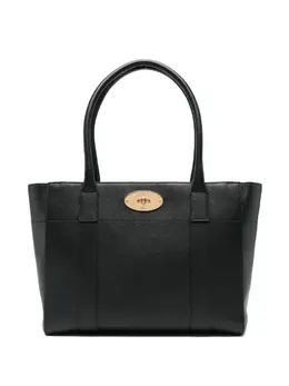 Маленькая кожаная сумка-тоут Bayswater 9 to 5 на плечо Mulberry, черный 31788436 | черный