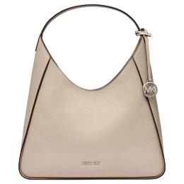 Michael Kors Кожаная сумка через плечо большая женская светло-песочная 30s5srqh3l-light sand