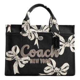 Coach Тканевая сумка-шоппер Сумка для покупок Сумка через плечо Большая женская сумка черного цвета cy844-lhblc