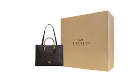 Coach Сумка-шоппер из лакированного холста cy677-imxi8
