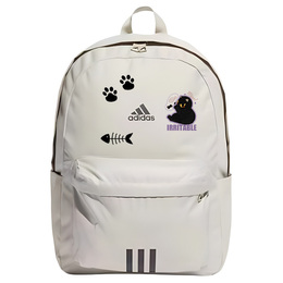 Adidas Черный котик Рюкзак из ткани Унисекс Светло-серый, Gluttonous Cat ir9757(team378-mao p4) | gluttonous cat