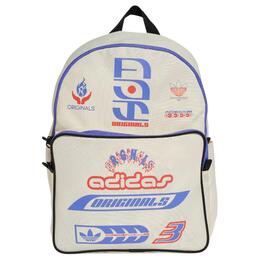 Adidas Originals Полиэстеровый рюкзак унисекс молочно-белый и голубой, Ivory & Blue jn6999 | ivory & blue