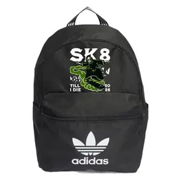 Adidas Originals Полиэстеровый рюкзак обычный унисекс черный, sk8 ij0761(team378-yinhua x1) | sk8
