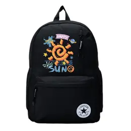 Converse Полиэстеровый рюкзак обычный унисекс черный, Sun cv2213004ps-001（team378-ty x1） | sun