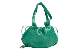 Bottega Veneta Овчинная сумка через плечо, женская зеленая 651811-v08z1-3104