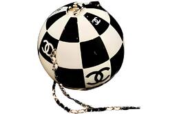 Chanel Вечерняя сумка из смолы эмали и металла Сумка через плечо Сумка кроссбоди Женская черно-белая as3716-b09839-nl557
