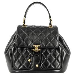 Chanel Женский черный рюкзак из овчины as4493-b14466-94305