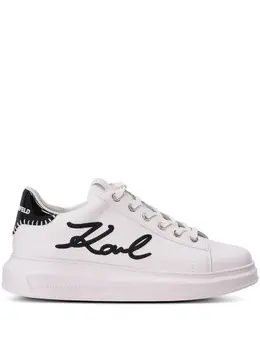 Karl Lagerfeld embroidered-logo sneakers 31083789