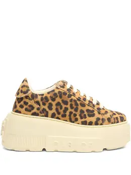 Casadei Malesia Nexus leopard-print platform sneakers 30710917