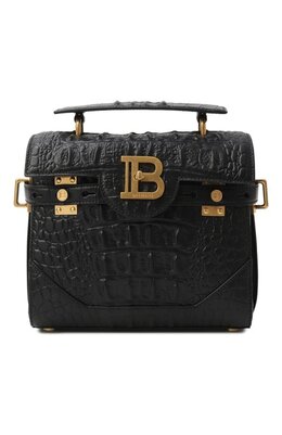 Balmain: Чёрная сумка  B-Buzz 23