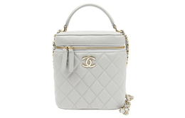 Chanel Кожаная сумка через плечо женская серая as2362-灰色