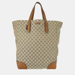 Gucci Brown GG Supreme Canvas Tote Bag 1055081