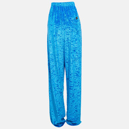 Balenciaga: Голубые брюки 