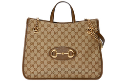 Gucci Сумка-шоппер с логотипом Horsebit 1955 621144-gy5og-8563
