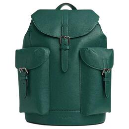 Coach Кожаный рюкзак большой мужской изумрудный cw210-qbem