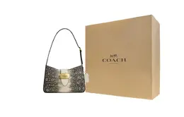Coach Кожаная сумка через плечо среднего размера cr352-imnat
