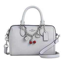 Coach Кожаная мини-сумка через плечо женская ледяной голубой cbj15-svnb9