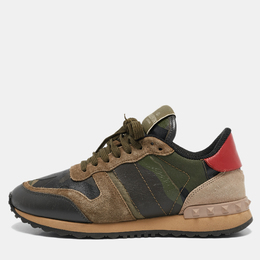 Valentino: Многоцветные кроссовки  Rockrunner