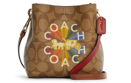 Coach Городская кожаная сумка-ведро через плечо c6835-ime7v